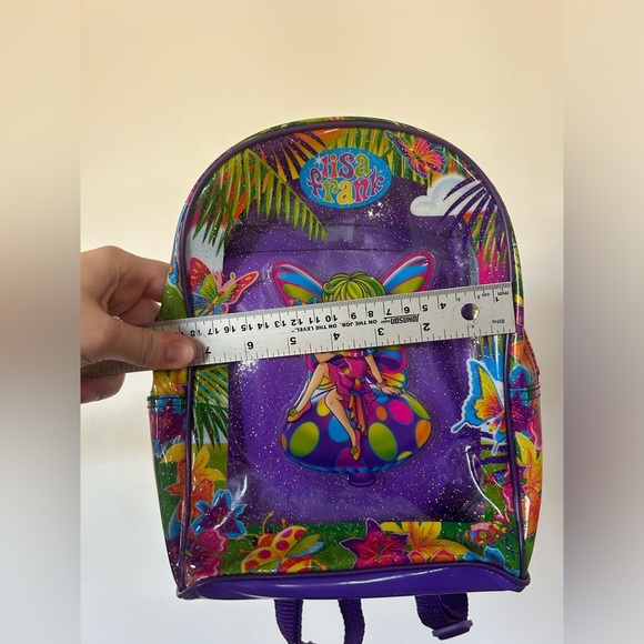 Rare Vintage Lisa Frank Layla The Green Haired Butterfly Fairy Backpack - Picture 6 of 6